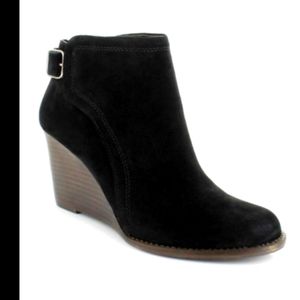 Lucky Brand Yasine Black Leather Women's Boots Booties